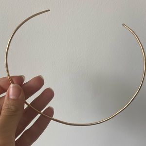 Kara Koo yellow gold fill cuff choker